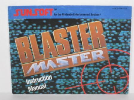 Blaster Master - NES Manual